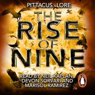 The Rise of Nine – omslag til lydbogen af Pittacus Lore