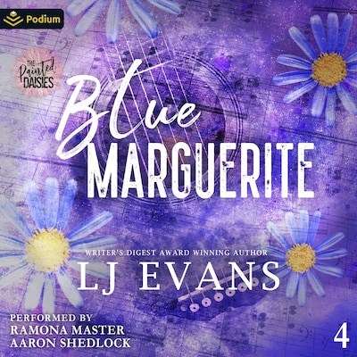 Blue Marguerite – omslag til lydbogen af LJ Evans