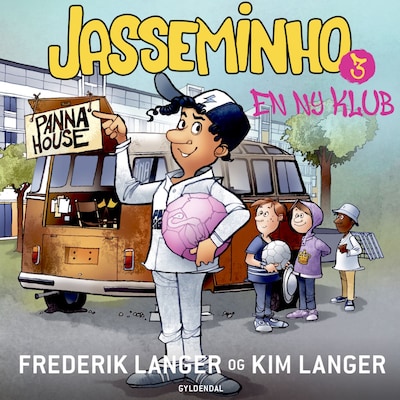 Jasseminho 3 - En ny klub – omslag til lydbogen af Kim Langer, Frederik Langer