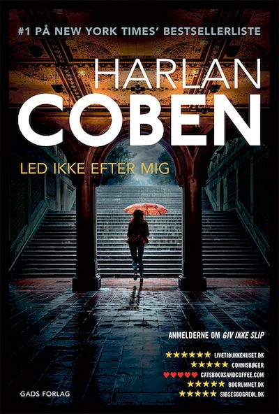 Led ikke efter mig – omslag til lydbogen af Harlan Coben