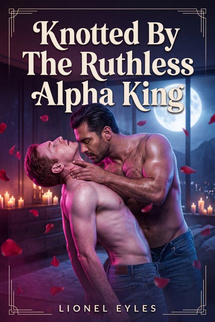 Knotted By The Ruthless Alpha King: MM Omegaverse Erotic Heat Breeding Romance – omslag til lydbogen af Lionel Eyles