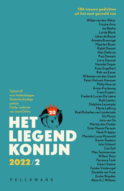 Het Liegend Konijn 2022/2: Tijdschrift voor hedendaagse Nederlandstalige poëzie