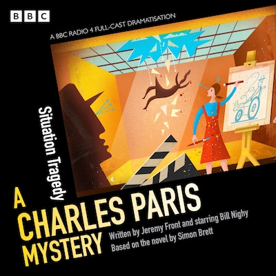 Charles Paris: Situation Tragedy – omslag til lydbogen af Simon Brett, Jeremy Front