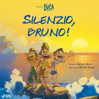 Disney Pixar Luca: Silenzio, Bruno! – omslag till ljudboken av Disney