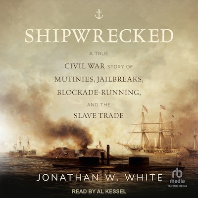 Shipwrecked – omslag til lydbogen af Jonathan W. White