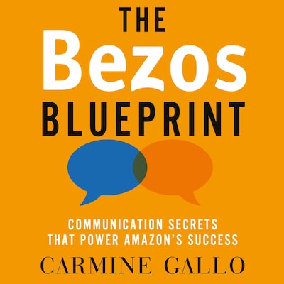 The Bezos Blueprint – omslag til lydbogen af Carmine Gallo