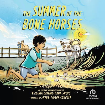 The Summer of the Bone Horses – omslag til lydbogen af Virginia Driving Hawk Sneve