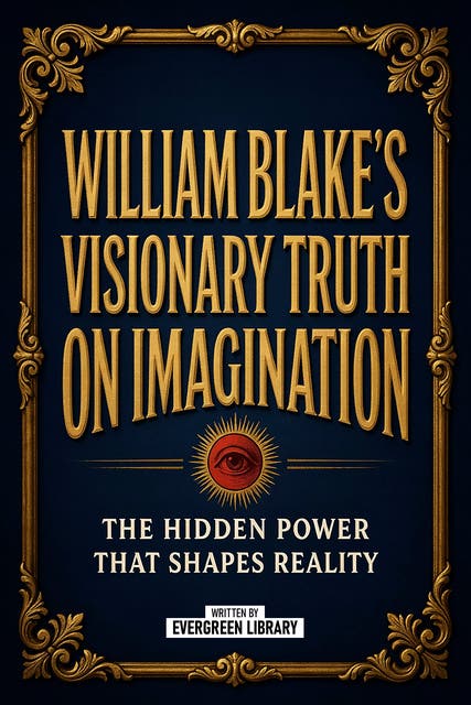 William Blake's Visionary Truth On Imagination: The Hidden Power That Shapes Reality – omslag til lydbogen af Evergreen Library