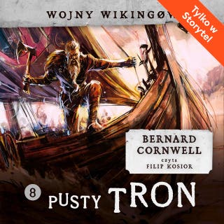 Pusty tron – okładka audiobooka, autor Bernard Cornwell