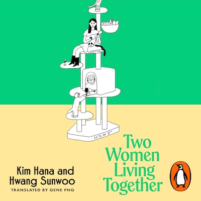 Two Women Living Together – omslag til lydbogen af Kim Hana, Hwang Sunwoo