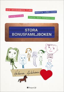 Stora bonusfamiljboken – omslag till ljudboken av Helene Arkhem