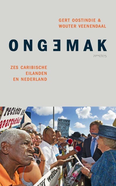 Ongemak: Zes Caribische eilanden en Nederland – omslag van het luisterboek van Gert Oostindie,Wouter Veenendaal