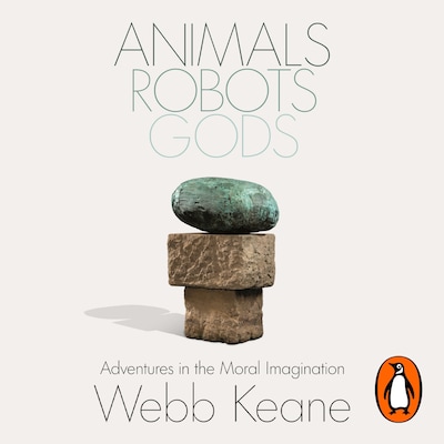 Animals, Robots, Gods – omslag til lydbogen af Webb Keane