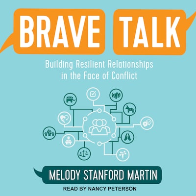Brave Talk – omslag til lydbogen af Melody Stanford Martin