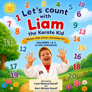 Let’s Count with Liam the Karate Kid: Rhymes, Little Stories, and Number Fun – omslag till ljudboken