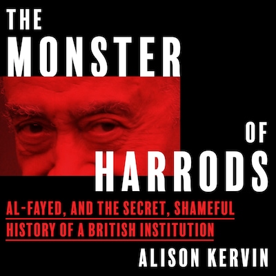 The Monster of Harrods – omslag til lydbogen af Alison Kervin
