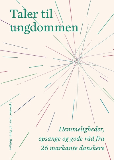 Taler til ungdommen – omslag til lydbogen af Dy Plambeck, Hassan Preisler, Hella Joof