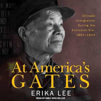 At America's Gates – omslag til lydbogen af Erika Lee