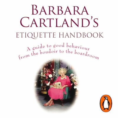 Barbara Cartland's Etiquette Handbook – omslag til lydbogen af Barbara Cartland