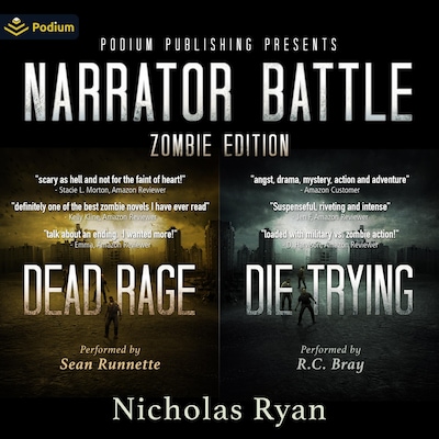 Narrator Battle: Zombie Edition – omslag til lydbogen af Nicholas Ryan