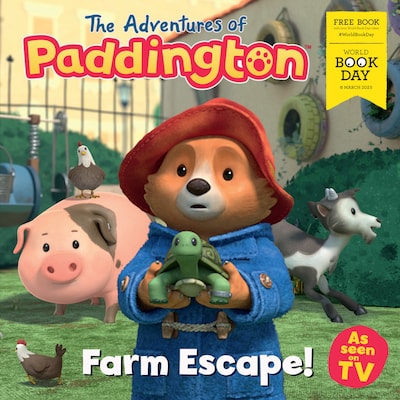 Farm Escape! – omslag til lydbogen af HarperCollins Children’s Books