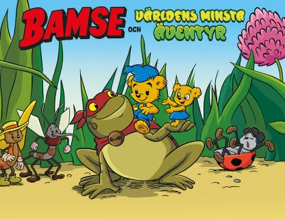 Bamse och världens minsta äventyr (Läs & lyssna) – omslag till ljudboken av Calle Marthin,Johanna Bergenstråhle,Mikael Syrén