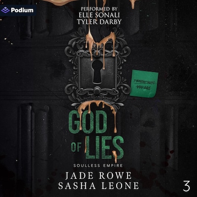 God of Lies – omslag til lydbogen af Sasha Leone, Jade Rowe