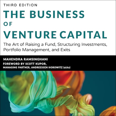 The Business of Venture Capital – omslag til lydbogen af Mahendra Ramsinghani