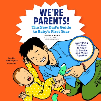 We’re Parents! – omslag til lydbogen af Adrian Kulp