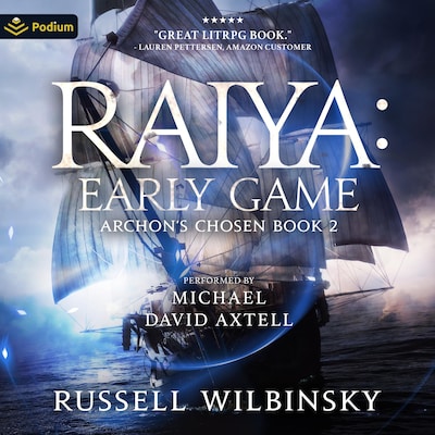 Raiya: Starter Zone – omslag til lydbogen af Russell Wilbinski
