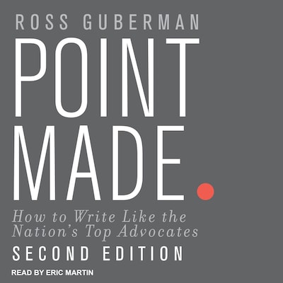 Point Made – omslag til lydbogen af Ross Guberman