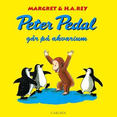 Peter Pedal går på akvarium – omslag til lydbogen af H. A. Rey