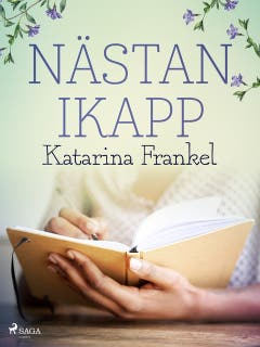 Nästan ikapp – omslag till ljudboken av Katarina Frankel
