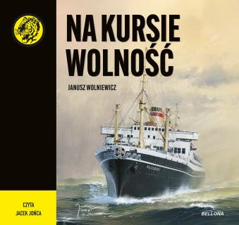 Na kursie wolność – okładka audiobooka, autor Edward Obertyński