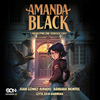 Amanda Black i niebezpieczne dziedzictwo – okładka audiobooka, autor Juan Gómez-Jurado, Barbara Montes
