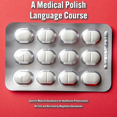 A Medical Polish Language Course – omslag til lydbogen af Magdalena Borkowska