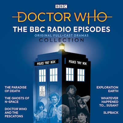 Doctor Who: The BBC Radio Episodes Collection – omslag til lydbogen af Barry Letts, Victor Pemberton, Bernard Venables