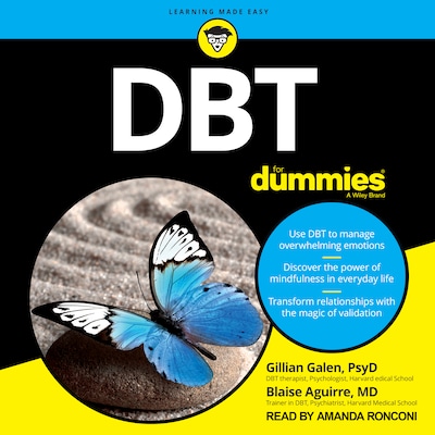 DBT For Dummies – omslag til lydbogen af Gillian Galen, PsyD, Blaise Aguirre