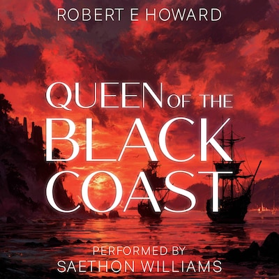 Queen of the Black Coast – omslag til lydbogen af Robert E. Howard