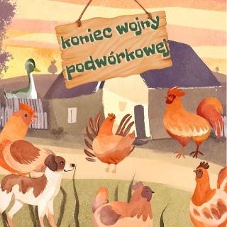 Koniec wojny podwórkowej – okładka audiobooka, autor Stach Szulist