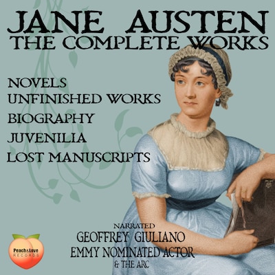 Jane Austen The Complete Works – omslag til lydbogen af Jane Austen