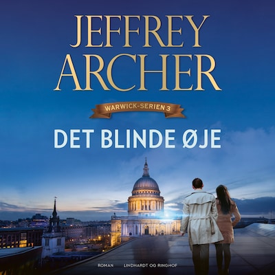 Det blinde øje – omslag til lydbogen af Jeffrey Archer