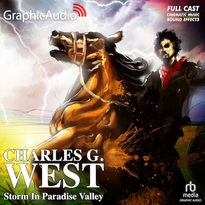Storm In Paradise Valley [Dramatized Adaptation] – omslag til lydbogen af Charles G. West