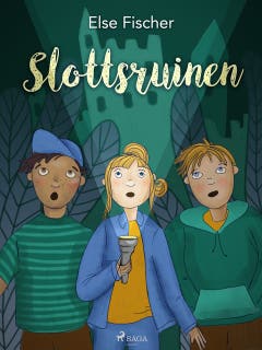 Slottsruinen – omslag till ljudboken av Else Fischer