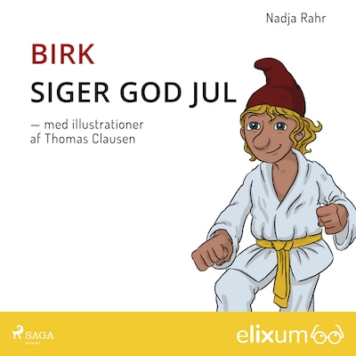 Birk siger god jul – 15 – omslag til lydbogen af Nadja Rahr