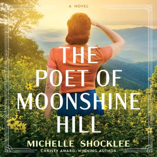 The Poet of Moonshine Hill – omslag till ljudboken av Michelle Shocklee