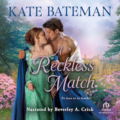 A Reckless Match – omslag til lydbogen af Kate Bateman