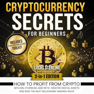 Cryptocurrency Secrets for Beginners – omslag til lydbogen af Lucas Sterling