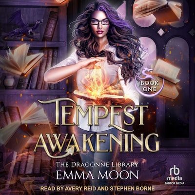 Tempest Awakening – omslag til lydbogen af Emma Moon
