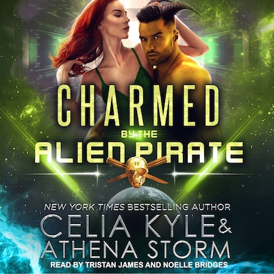 Charmed by the Alien Pirate – omslag til lydbogen af Celia Kyle, Athena Storm